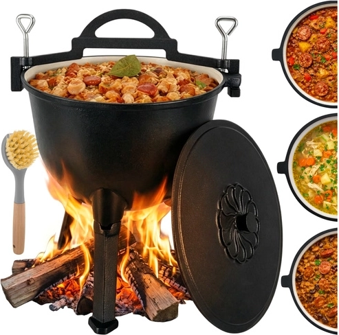 Enamelled interior for easy cleaning