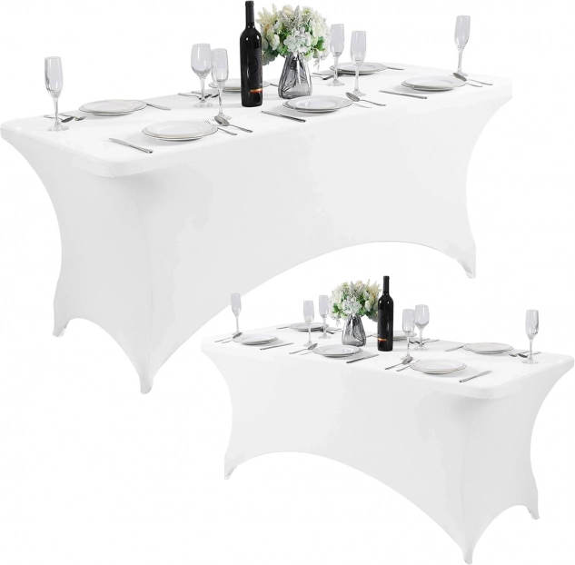 Universal table cover 180 cm 6FT white MultiGarden