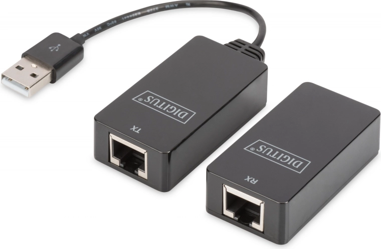 USB Extender DIGITUS per trasferimento fino a 45m, nero