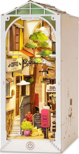 Bookend Solar City with LED Lighting 3D Model