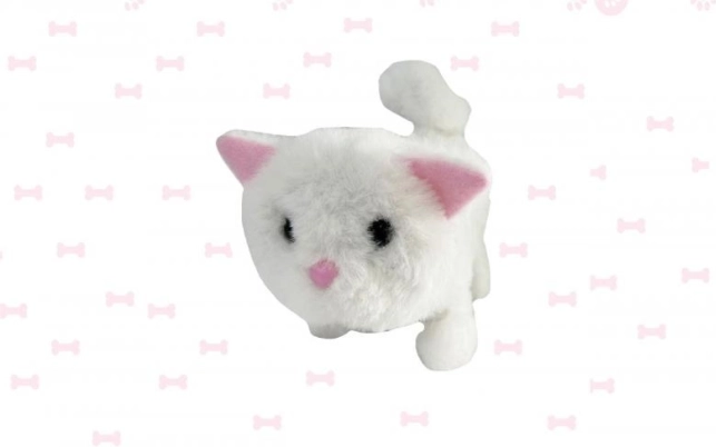 Interactive battery-powered kitten