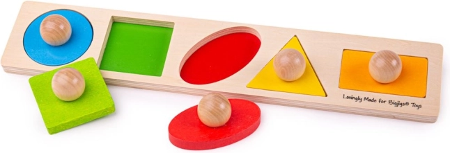 Wooden Insert Puzzle Shapes Bigjigs Baby