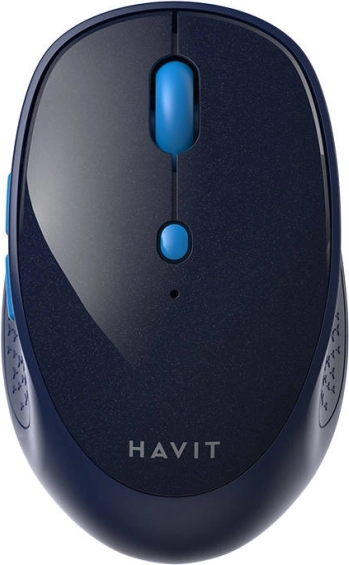 Mouse ergonomico wireless HAVIT, blu
