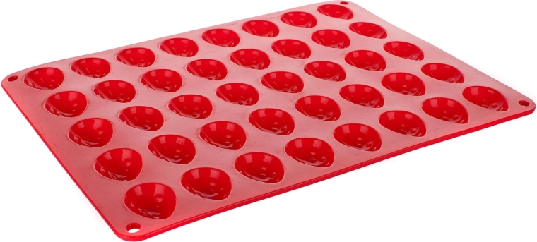 Stampo in silicone per biscotti a noce Culinaria Red 40 pezzi