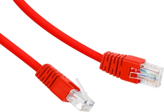 Patchkabel kategori 6 UTP 5 m rød