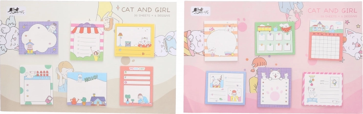 Sticky notepad 27 × 17 cm (4 types)