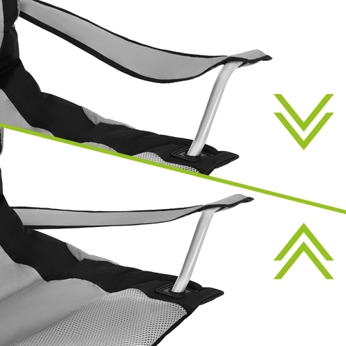 Justerbare armlæn med kopholder