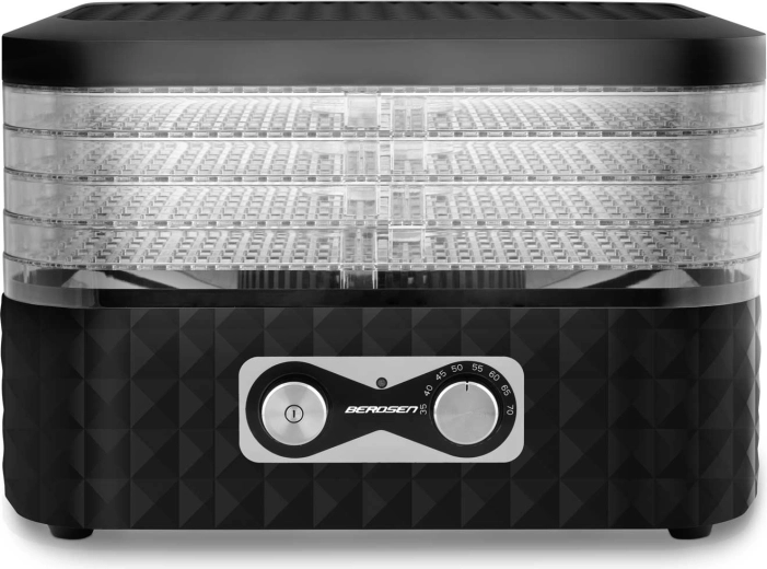 Stepless temperature control 35–70 °C