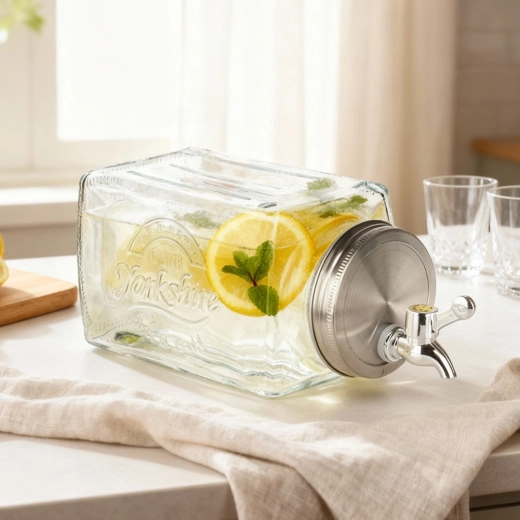 Chilled drinks always at hand in the fridge