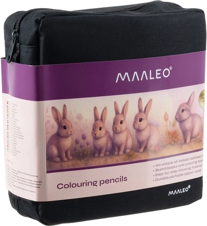 Elegant organized zippered case