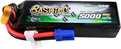 Batteria Gens ace 5000mAh 14,8V LiPo Bashing Series