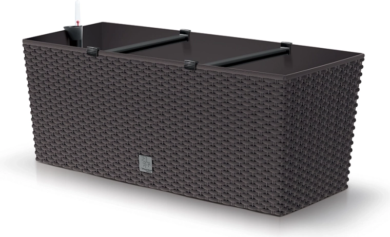 Blumenkasten Rato Case 60 cm Umbra mit Selbstbewässerung