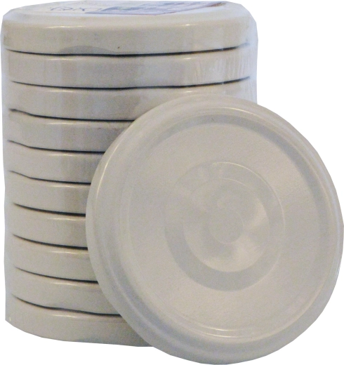 TWIST 66 White Lid – Screw-On Canning Lids (10 pcs)