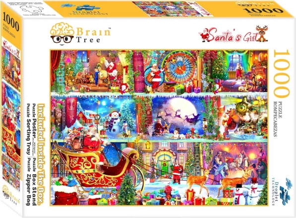 Puzzle Brain Tree I regali di Babbo Natale