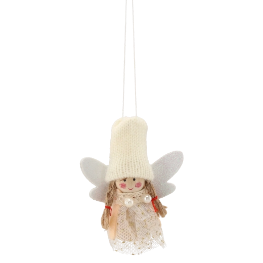 Ange délicat blanc crème