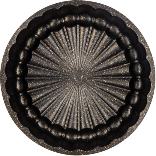 Heavy cast aluminum for even baking