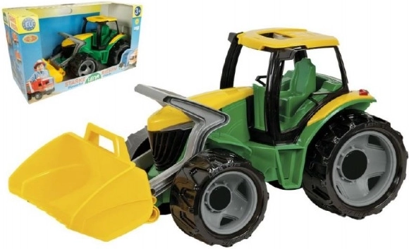 Trattore per bambini con pala Verde-Giallo