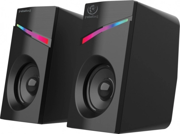 Stereo Speakers 2.0 with LED Backlighting