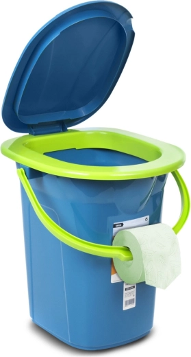 Praktischer Tragegriff mit Papierhalter