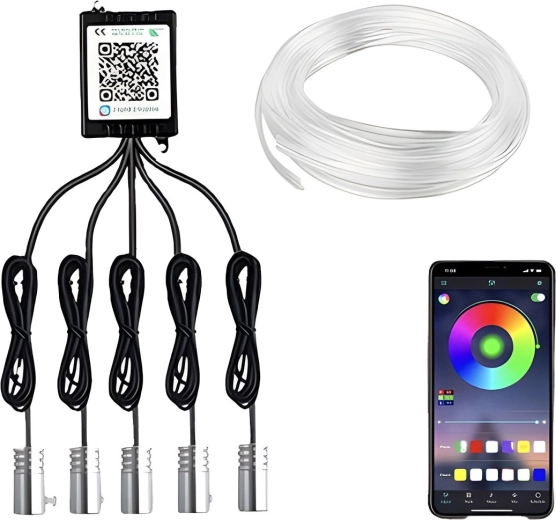 RENEW FORCE Ambient LED RGB Car Interior Lighting