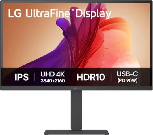 Monitor LG UltraFine 27" UHD 4K con alimentazione USB-C da 90 W
