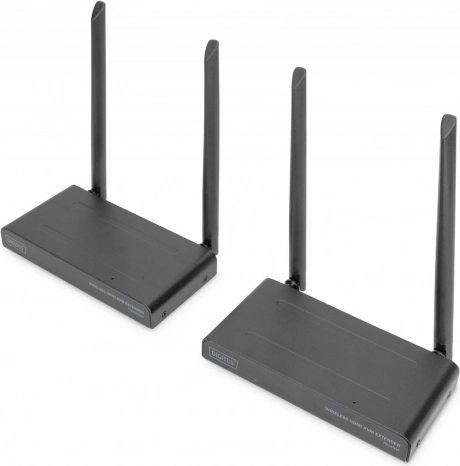 Bezdrátový HDMI KVM extender 200 m, Full HD 60 Hz (sada)