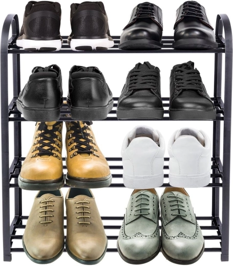 Quattro ripiani per 8–12 paia