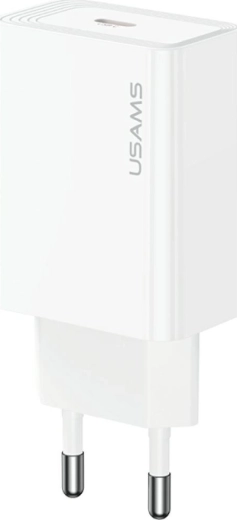 USAMS T69 netlader 20 W USB-C wit