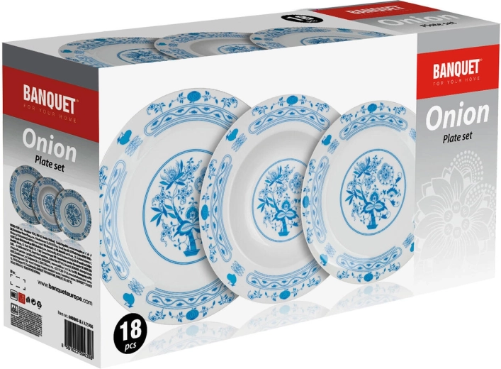 Practical 18-piece set for a full menu