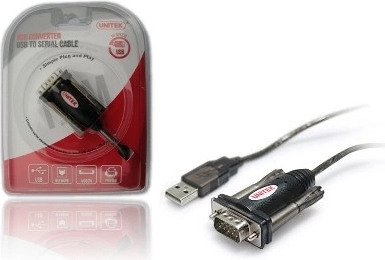Adattatore USB a RS-232 con riduzione DB9 a DB25 UNITEK