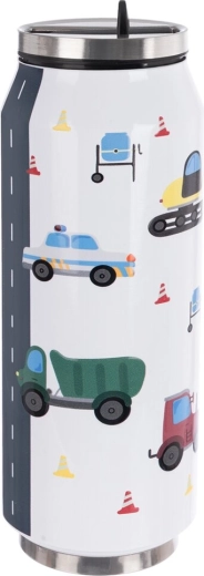 Thermos en acier inoxydable en forme de canette 0,4 l Cars