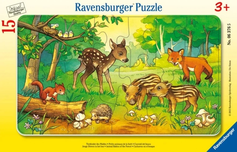 Puzzle 15 pcs Forest Animals