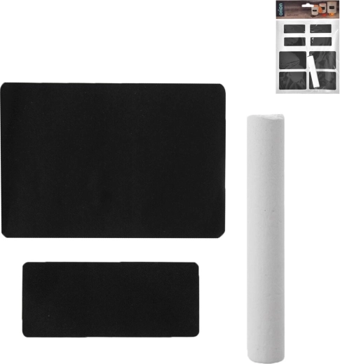 Étiquettes autocollantes rectangulaires pour bocaux avec craie – 16 pcs
