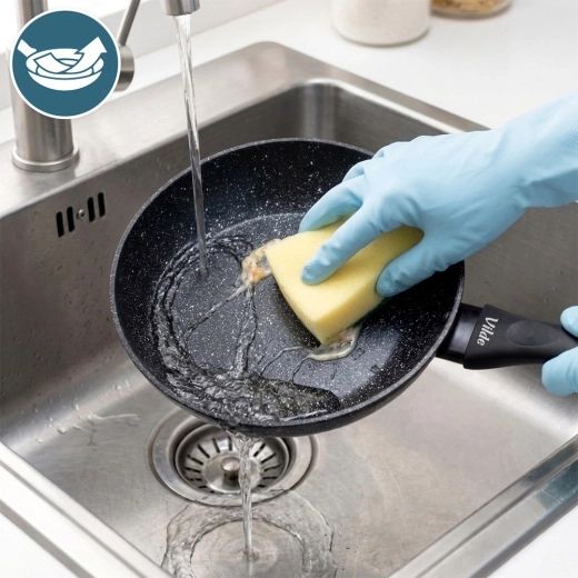 Poignée soft touch confortable et entretien facile