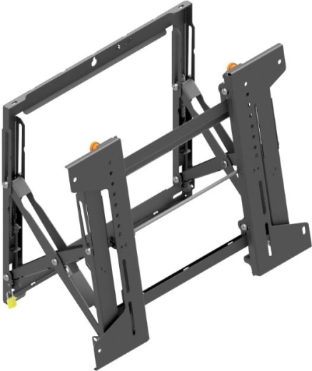 Ultra tenký výsuvný videostěnový držák pro 42–55" monitory, VESA 100×100 až 600×400, 42 kg