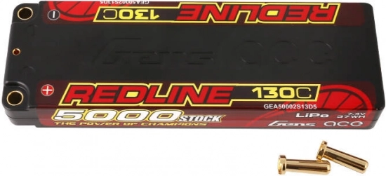 batteria LiPo Gens Ace Redline 5000 mAh 7,4 V 130C 2S1P hardcase HV