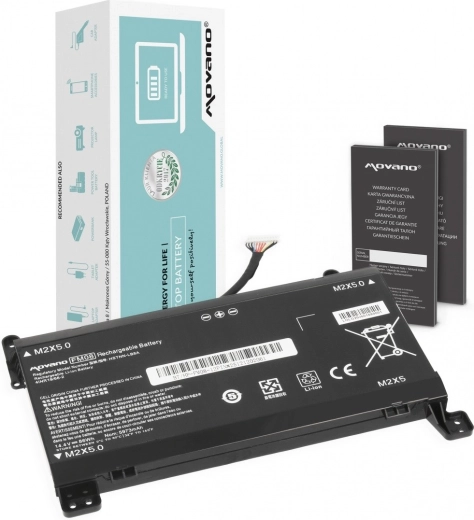 Batteria Movano FM08 per HP Omen 17-AN (12pin) 5973 mAh 86 Wh