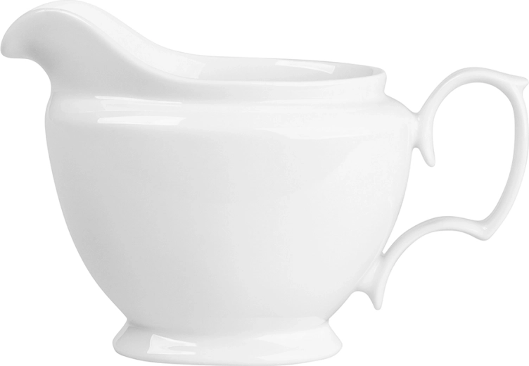 MariaPaula Klasyka klasični bel porcelanasti omačnik 400 ml