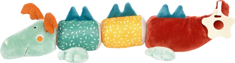 Sigikid drago di peluche multifunzionale con velcro 45 cm