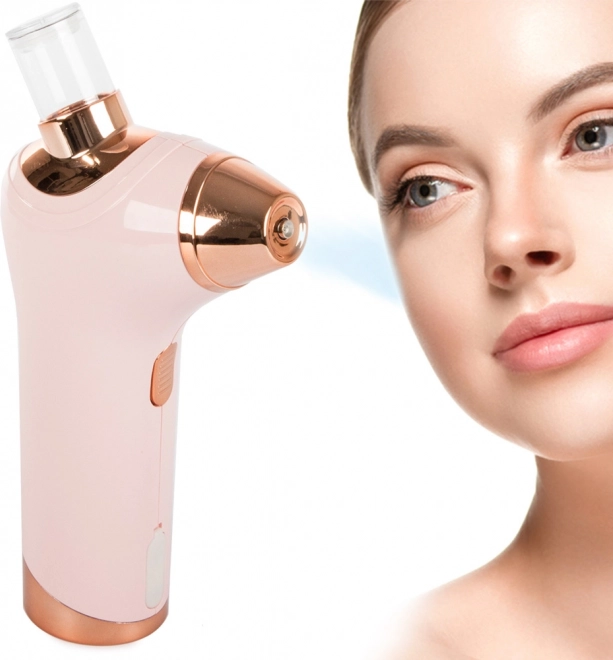 Pocket oxygen facial injector with hydrating mist