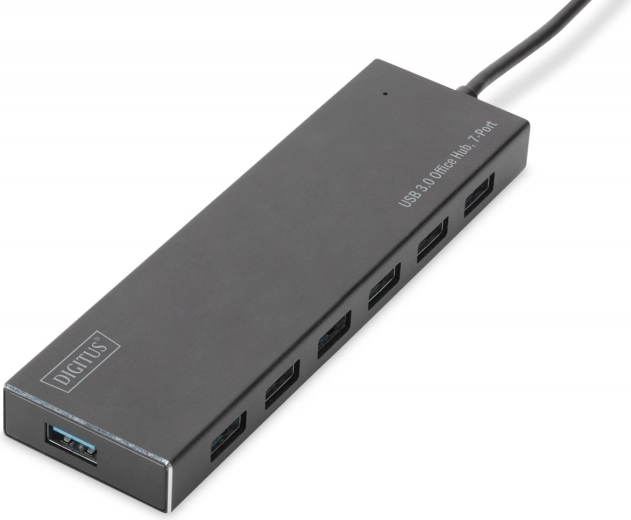 Hub USB 3.0 a 7 porte, in alluminio