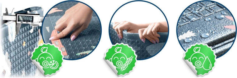 Amorti des impacts et isolation thermique grâce à 1 cm de XPE