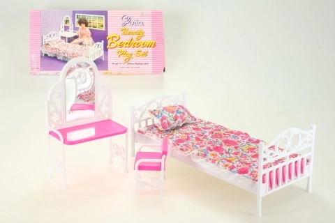 Glorie doll bed and vanity table