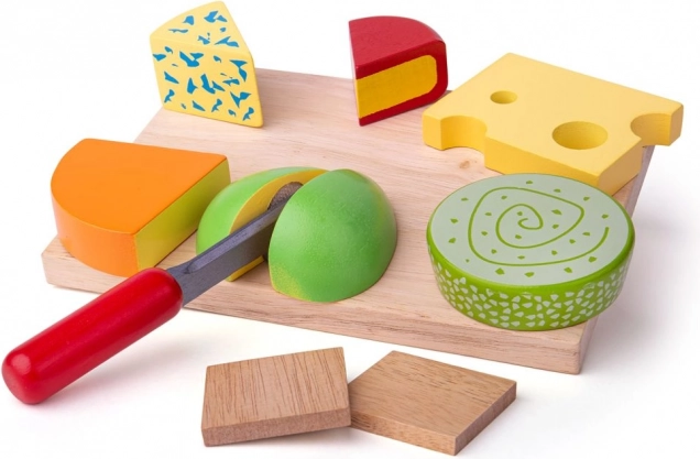 Bigjigs Toys drveni set sa sirom na dasci