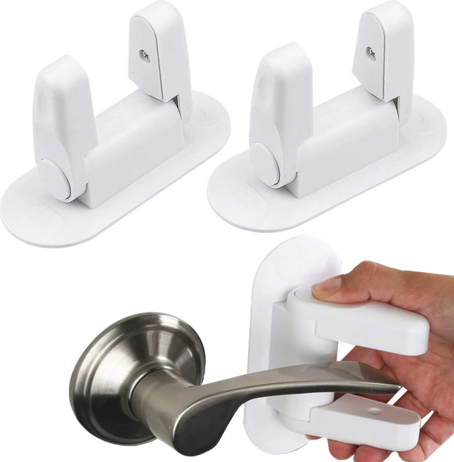 Safety locks for window handles