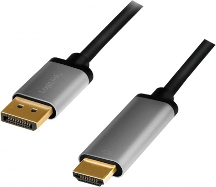 cavo displayport a hdmi 4k/60 hz 2 m con corpo in alluminio