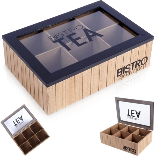 Szklane wieko z czarną ramą