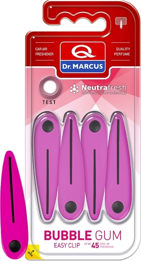 Dr. Marcus Easy Clip luftfrisker til bilen Bubble Gum