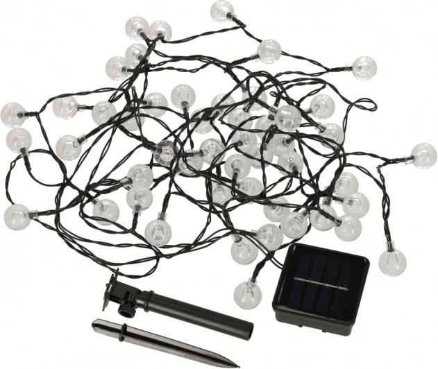 Solar Garden LED Lights Round Shape 7m Warm White