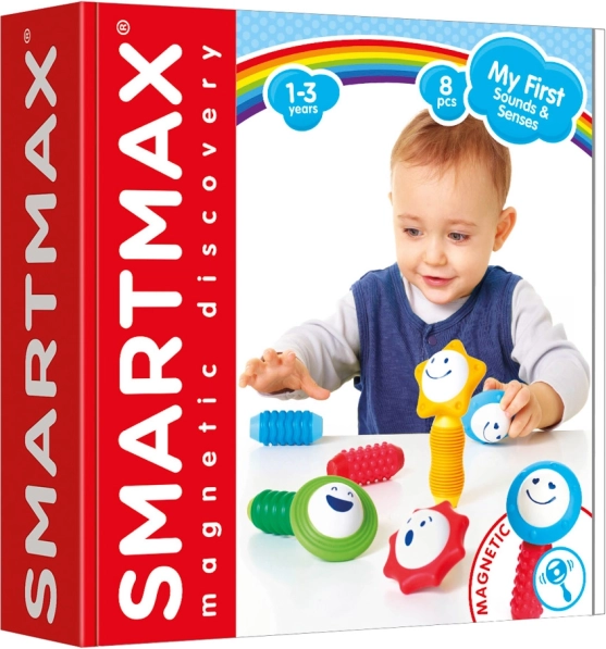 SmartMax Magnetic Building Set for Sensory Development - 8 Pieces